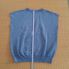 美品　水色ニットの画像