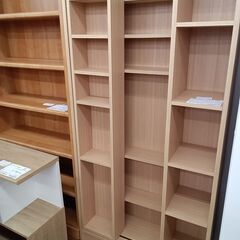 ★リユースのサカイ水戸店★フナモコ本棚ライトブラウンH180×D30×W85クリーニング済みMT6073の画像