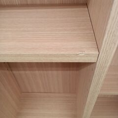 ★リユースのサカイ水戸店★フナモコ本棚ライトブラウンH180×D30×W85クリーニング済みMT6073の画像