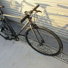 E640　★　55000円★整備済み スポーツ中古自転車 DEROSA　Milanino　ベルトドライブ　３速　グレー52ｃｍ【クロスバイク】(*^▽^*)の画像