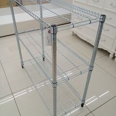 ★リユースのサカイ日立店★HJ8193 IKEA メタルラック ｼﾙﾊﾞｰ H91×D36×W92 クリーニング済み の画像