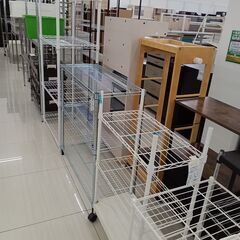 ★リユースのサカイ日立店★HJ8193 IKEA メタルラック ｼﾙﾊﾞｰ H91×D36×W92 クリーニング済み の画像