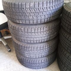 スタッドレスタイヤ　アルミホイール付　205/60/16　4本セット　中古の画像