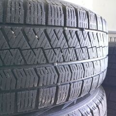 スタッドレスタイヤ　アルミホイール付　205/60/16　4本セット　中古の画像