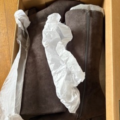 婦人靴　スウェードブーツ（未使用）の画像