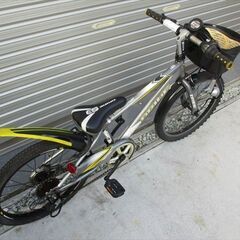 E643★11000円★整備済み 中古子供自転車 JrMTB　DRIVE　グレー　６段　LEDダイナモライト【20インチ 】 入札お待ちしております(*^▽^*)の画像