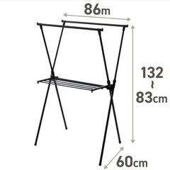 未使用　天馬(Tenma) 出しっぱなしでもスタイリッシュに決まる室内物干しの画像