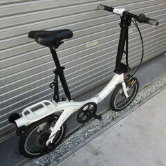 E646★　39800円★　DAHON　NOW　WAVE　ホワイト　折りたたみ自転車　未使用新古車【16インチ 】 入札お待ちしております(*^▽^*)の画像