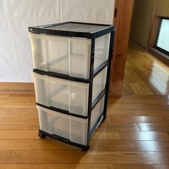 3段ボックス(キャスター付き)