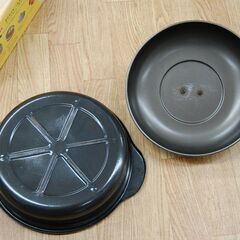 ホーロー石焼きいも器 24cm フタ付き 石付き ガス火/IH(200V)対応 焼き芋 石焼き芋 鍋 札幌市 清田区 平岡の画像