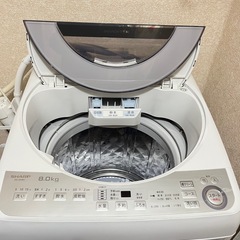 洗濯機 SHARP シャープ ES-GV8C の画像
