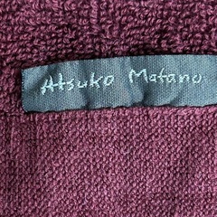 ATSUKO MATANO タオルハンカチ 猫 鍵盤 ピアノの画像