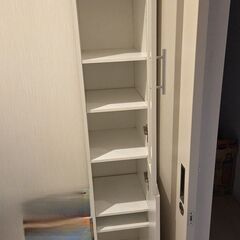あげます　引き取り限定　彦根市発　ランドリー収納　スリム　W30㎝×D40㎝×H180㎝の画像