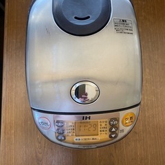 ★象印 IH 炊飯器 極め炊き NP-HF10 5.5合 プラチナ厚釜 ステンレス 熟成炊き 豪熱沸とう うるつや保温 30時間 ZOJIRUSHI 2017年製★の画像