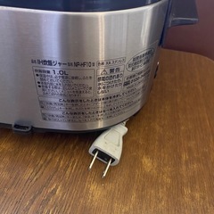 ★象印 IH 炊飯器 極め炊き NP-HF10 5.5合 プラチナ厚釜 ステンレス 熟成炊き 豪熱沸とう うるつや保温 30時間 ZOJIRUSHI 2017年製★の画像