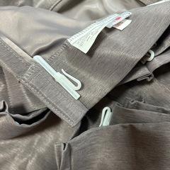 防炎　2枚組グレー色カーテンの画像