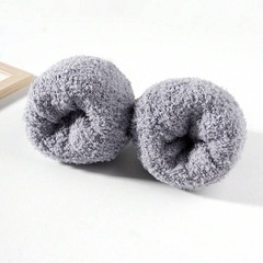 レディース冬用 厚手 二層構造 ハート柄 タッチスクリーン対応手袋の画像