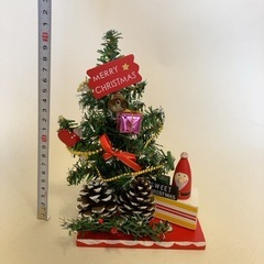 ミニクリスマスツリー他クリスマス雑貨の画像