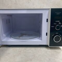 A8154【お買い得商品‼】HITACHI 日立 2022年製 電子レンジ 単機能レンジ 60Hz専用 西日本 キッチン 調理家電 1人暮らし 単身赴任 簡単操作 時短調理 出力4段階切り替え ダイヤル式 小型 22L 大容量 HMR-TR221-Z6の画像