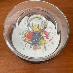 ガラス製ケーキドームの画像