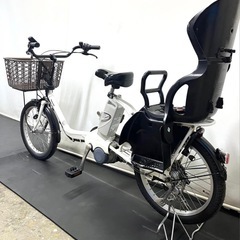 1年保証 送料無料　パナソニック　ギュット　20インチ　白色　電動アシスト自転車　g1105の画像