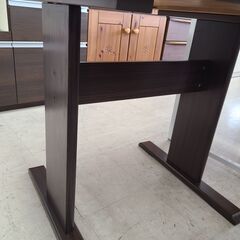 J1730【リユースのサカイ柏店】NITORI　ニトリ　ダイニングテーブル　DS-80 DBR　ダークブラウン　クリーニング済　の画像