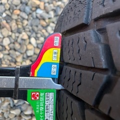 15インチ　アルミホイール　スタッドレスタイヤの画像