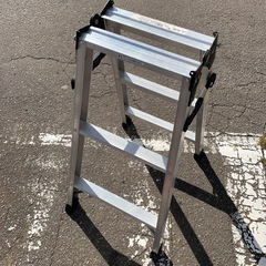 美原店 ハセガワ 長谷川工業 アルミ合金製 はしご兼用脚立 RC-09 HASEGAWAの画像