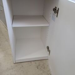 J1731【リユースのサカイ柏店】NITORI　ニトリ　スリム食器棚　コパン40GD-WH ホワイト　クリーニング済　の画像