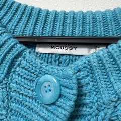 MOUSSY マウジー　CABLE KNIT カーディガン　レディースの画像