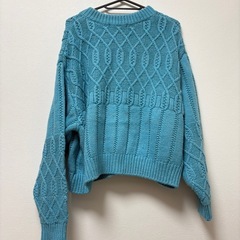 MOUSSY マウジー　CABLE KNIT カーディガン　レディースの画像