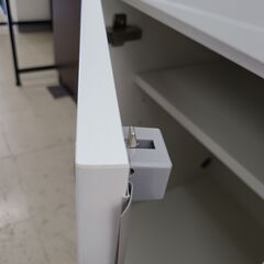 J1732【リユースのサカイ柏店】大型収納棚　キャビネット ホワイト　クリーニング済　の画像