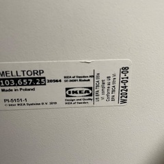 大幅値下げ◆美品イケアのテーブル★MELLTORP 75✖️75の画像