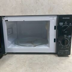 A8157【お買い得商品‼】IRIS アイリス 2018年製 電子レンジ 単機能レンジ 60Hz専用 西日本 出力3段階切り替え ダイヤル式 小型 17L 大容量  MBL-17T6-Bの画像