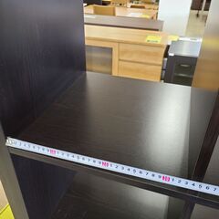 J1733【リユースのサカイ柏店】IKEA　イケア　シェルフユニット　カラックス　ブラック　クリーニング済　参考価格9,990円の画像