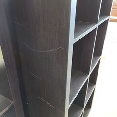 J1734【リユースのサカイ柏店】IKEA　イケア　シェルフユニット　カラックス　ブラック　クリーニング済　参考価格9,990円の画像