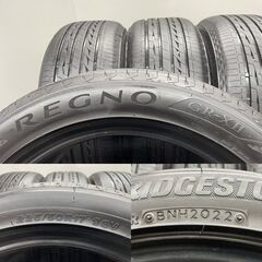 BS BRIDGESTONE REGNO GR-XⅡ レグノ 225/50R17 17インチ 夏タイヤ 4本 22年製 バリ溝 クラウンマジェスタ audi/A4/A4アバント等　(STI054)の画像
