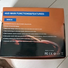 未使用GPS HEAD UP DISPLAY スピードメーターの画像