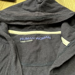 ヒューマンウーマン フードシャツの画像