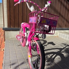 ミニー16インチ自転車の画像