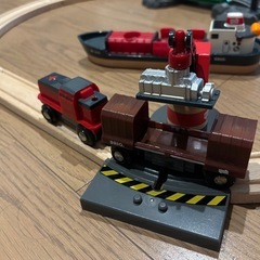 BRIO電車&船セットの画像