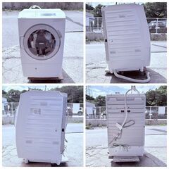 【ファミリー向け‼️】🌟HITACHI ドラム式洗濯乾燥機 BD-STX120H 2023年製🌟✨簡易清掃・動作確認済み❗️難あり‼️の画像