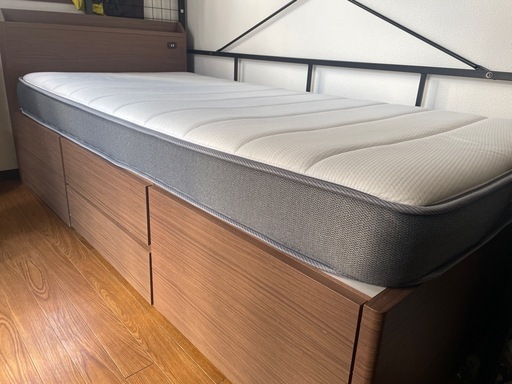 美品 ニトリ シングルベッド 使用1年