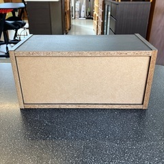 M2511-045 CDラック ディスプレイケース 木製 ガラス扉 収納棚 キズ汚れ有りの画像