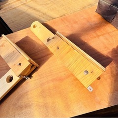 ⭕端材で作成した物干し竿固定器具⭕の画像