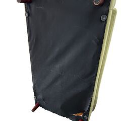 2人掛けソファ 布張り グリーン 幅120cmの画像