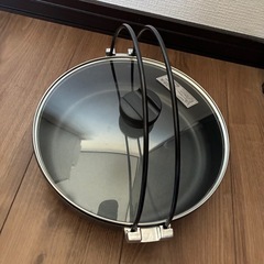 すき焼き鍋　ツル付きの画像