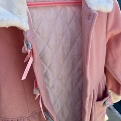 子供女児用ピンクコート
の画像