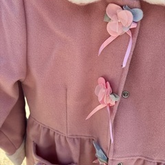 子供女児用ピンクコート
の画像