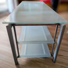 テレビスタンド　すりガラスの画像